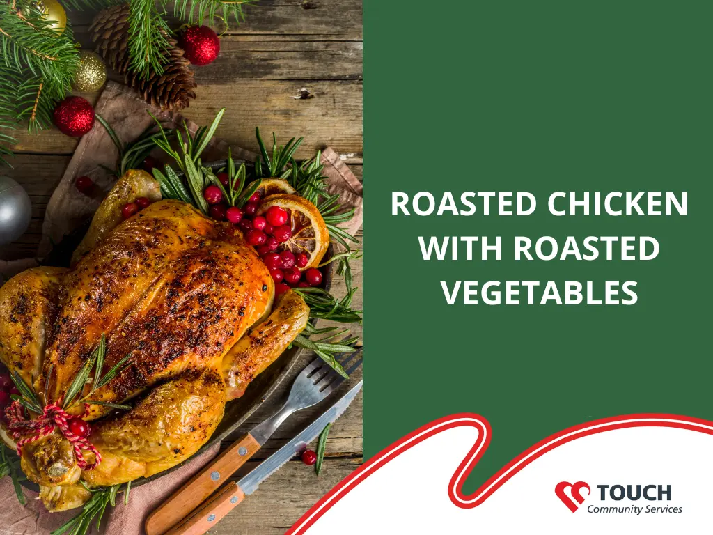 Roasted Chicken and Roasted Vegetables Recipe masthead