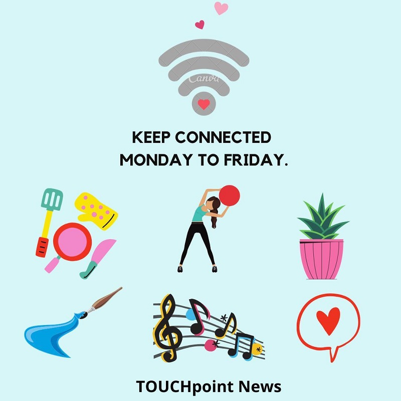 Learning to stay healthy and happy through TOUCHpoint News on WhatsApp