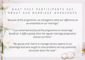 Remarriage programme feedback
